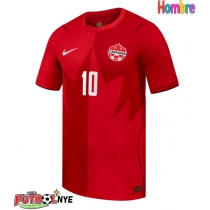 Camiseta Canadá Jonathan David #10 Primera Equipación Mundial 2026 manga corta